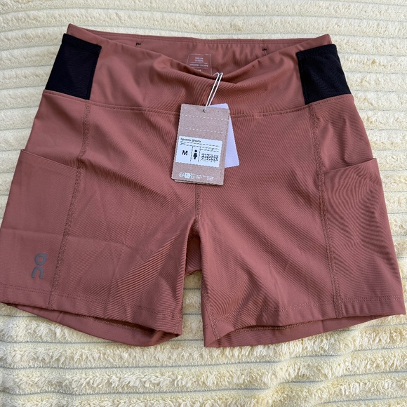 On Running Pants - On Running Sprinter Shorts – Cocoa – Size M (Women’s)